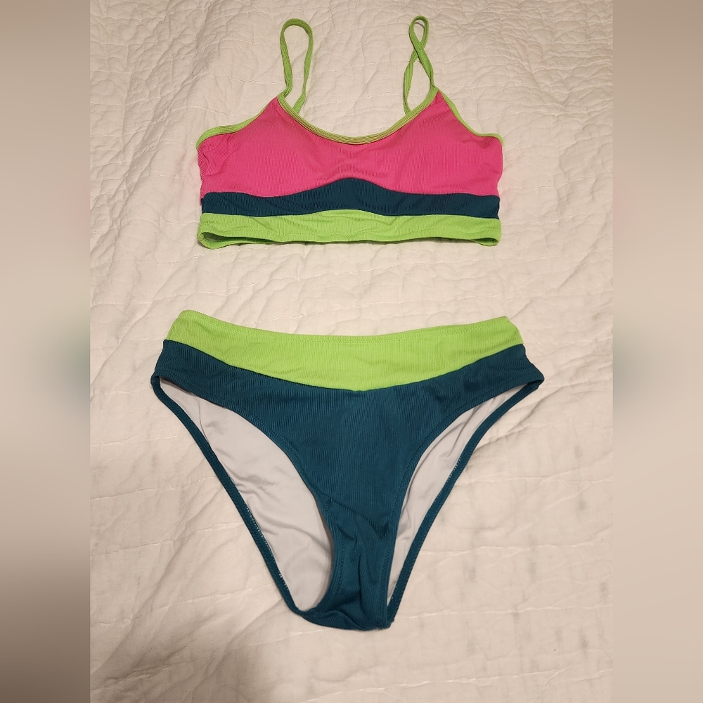 Popvil Womens Bikini high waist